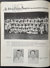 Load image into Gallery viewer, 1957 World Series MLB Baseball Program Milwaukee County Stadium Braves Yankees