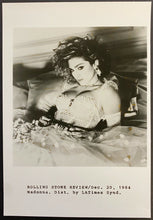 Load image into Gallery viewer, 1984 Vintage Madonna Rolling Stone Magazine Los Angeles Times Promotional Photo