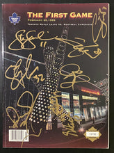 Load image into Gallery viewer, 1999 ACC NHL Hockey Toronto Maple Leafs 1st Game Program Signed Sullivan Valk +