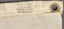 Load image into Gallery viewer, Original Cy Young Museum Newcomerstown Ohio Flag MLB Baseball 3x3 Vintage Rare