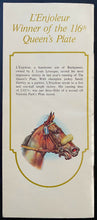 Load image into Gallery viewer, 1976 Queens Plate The 117th Running Vintage Horse Racing Program Norcliffe Wins