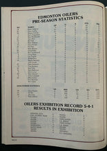 Load image into Gallery viewer, October 13th 1979 Gretzky Messier 1st NHL Game In Edmonton Hockey Program Oilers