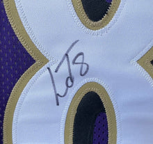 Load image into Gallery viewer, Lamar Jackson Autographed Signed Baltimore Ravens Football XL Jersey JSA NFL