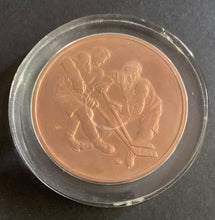 Load image into Gallery viewer, 1972 Summit Series Canada vs. USSR 2 oz. Copper Coin Vintage