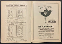 Load image into Gallery viewer, 1935 Chicago Stadium St. Louis Eagles Only Season Hockey Program vs Blackhawks