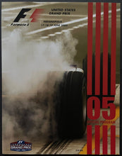 Load image into Gallery viewer, 2005 Indianapolis Speedway US Grand Prix Ticket + Program Michael Schmacher Wins