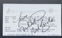 Load image into Gallery viewer, 1996 Martina McBride Autographed Music Ticket Signed Country Singer + John Berry