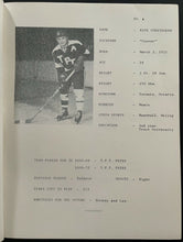 Load image into Gallery viewer, 1970/71 Peterborough Petes Vtg Hockey Roger Neilson Newsletter Media Guide OHA