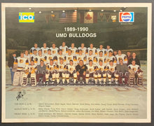 Load image into Gallery viewer, 1990 Minnesota Duluth vs Northern Michigan US College Hockey Program + Photo