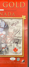 Load image into Gallery viewer, 2003 Team Canada Autographed Signed Calendar Hockey Vintage Olympics