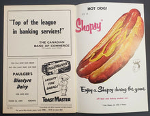 Load image into Gallery viewer, 1959 Maple Leaf Gardens Stanley Cup Semi Final Program Boston Bruins vs Toronto