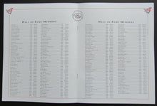 Load image into Gallery viewer, 2001 29th Canadian Football Hall Of Fame Induction Dinner Program + Ticket