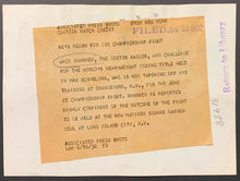 Load image into Gallery viewer, 1932 Associated Press Jack Sharkey Portrait Photo Heavyweight Boxing Champion