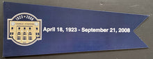 Load image into Gallery viewer, MLB New York Yankee Stadium Final Game Pennant Magnet 2008