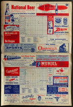 Load image into Gallery viewer, 1960 Griffith Stadium MLB Baseball Program Washington Senators vs Detroit Tigers