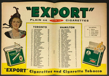 Load image into Gallery viewer, 1961 CFL Football Program CNE Stadium Toronto Argos vs Hamilton Tiger Cats