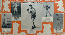 Load image into Gallery viewer, 1947 Boxing Poster World Champions And Past Greats Of The Prize Ring Vintage