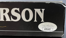 Load image into Gallery viewer, 1988 Rickey Henderson + Mookie Wilson Signed Event Name Plate Autographed JSA