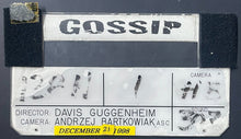 Load image into Gallery viewer, 2000 Gossip Set Used Film Slate Thriller Movie Guggenheim Marsden Kate Hudson