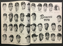 Load image into Gallery viewer, 1970 MLB Baseball Opening Day Atlanta Braves Stadium Program San Fran Giants