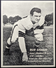 Load image into Gallery viewer, Circa 1949 Bob Gaudio Cleveland Browns Team Issued Photo NFL Football Vintage