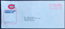 Load image into Gallery viewer, 1974 Montreal Canadiens NHL Letter + Mailer Signed By Claude Mouton Original