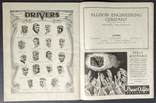 Load image into Gallery viewer, 1934 Indianapolis Motor Speedway 22nd Indy 500 Auto Racing Sweepstakes Program