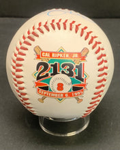 Load image into Gallery viewer, Cal Ripken Autographed 2131 Consecutive Games Played Fotoball Baseball Signed