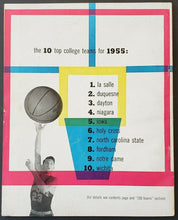 Load image into Gallery viewer, 1955 Dell Basketball Yearbook Magazine Tom Gala Cover Vintage Old Magazine