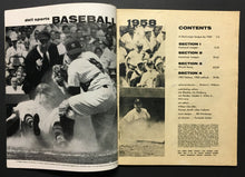 Load image into Gallery viewer, 1958 Dell Sports Baseball Magazine Lew Burdette Milwaukee Braves Mickey Mantle