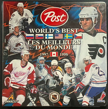 Load image into Gallery viewer, 1997-98 Post Cereal Promotional World Best Pinnacle Card Set NHL Hockey + Binder