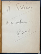 Load image into Gallery viewer, 1922 Hardcover Book Of French Poems Signed Twice By Author Paul Moriin Vintage