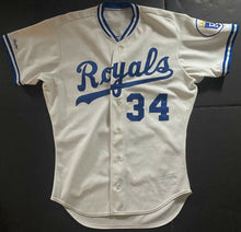 Load image into Gallery viewer, 1989 Larry McWilliams Game Worn Baseball Jersey Kansas City Royals MLB Vintage