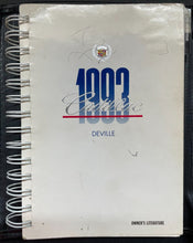 Load image into Gallery viewer, 1993 Cadillac Deville Automobile Drivers Manual Leather Booklet Classic Car