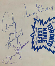 Load image into Gallery viewer, 1965-66 Toronto Maple Leafs Media Guide Autographed Signed x4 Ullman Bathgate +