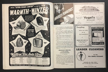 Load image into Gallery viewer, 1947 Chicago Stadium NHL Hockey Program Blackhawks vs New York Rangers Conacher