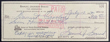 Load image into Gallery viewer, 1975 Sam Snead Signed Greenbrier Cheque HOF Caddie Ernest Creamy Corlan Golf