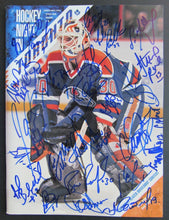 Load image into Gallery viewer, 1991-92 NHL Hockey Program Autographed Cover x25 Toronto vs Edmonton Oilers