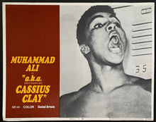 Load image into Gallery viewer, Muhammad Ali "A.k.a. Cassius Clay" 1970 Boxing Documentary Lobby Card