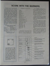 Load image into Gallery viewer, 1977 Seattle's Kingdome MLB Program Seattle Mariners vs California Angels VTG