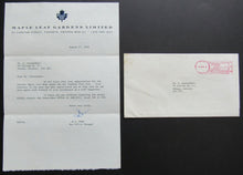 Load image into Gallery viewer, 1979 Maple Leaf Gardens Letterhead Ticket Cancellation Letter + Original Mailer