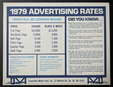 Load image into Gallery viewer, 1978 Toronto Star Blue Jays Large Cardboard Poster Dave McKay Autographed Signed