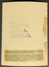 Load image into Gallery viewer, 1925 Winter Olympics Figure Skating Cecil Smith + Melville Rogers VTG Photo