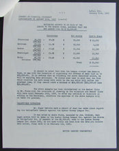 Load image into Gallery viewer, 1958 Historical Quebec Hockey League Meeting Documents + Original Envelope Vtg