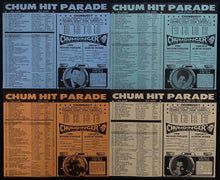 Load image into Gallery viewer, 1964 Full Set 52 Chum Charts Rock N' Roll History Vintage Radio Survey Music