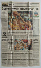 Load image into Gallery viewer, 1989-1990 NBA Minnesota Timberwolves Inaugural Season Yearbook + News Clippings