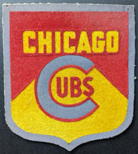 Load image into Gallery viewer, 1950s Era Chicago Cubs Logo Fabric Patch Crest Baseball MLB Vintage