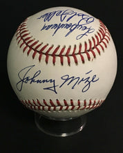 Load image into Gallery viewer, Johnny Mize Ralph Kiner Musial + Multi Signed Baseball MLB HOFERS x6 JSA Letter
