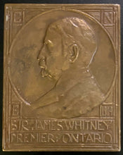 Load image into Gallery viewer, 1914 CNE Canadian National Exhibition Medal Sir James Whitney Very Rare Antique
