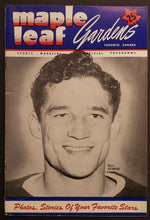Load image into Gallery viewer, 1950 Maple Leaf Gardens Semi-Finals Stanley Cup Program Leafs v Red Wings Broda